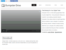 Tablet Screenshot of dumpsterdrive.com